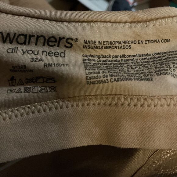 Warner's Cloud 9 Wireless Bra in Grilled Almond - Picture 5 of 7